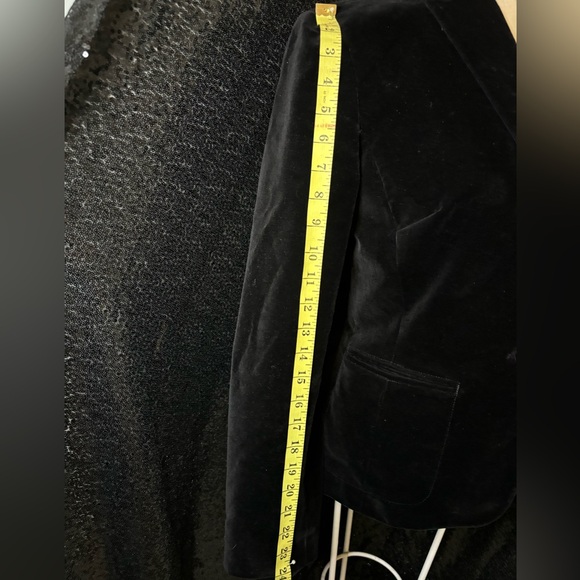 Ann Taylor Black Velvet Blazer - Picture 9 of 10